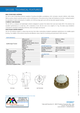 Stonex SA1100 GNSS Antenna Mini Choke Ring 30-357139 Data Sheet