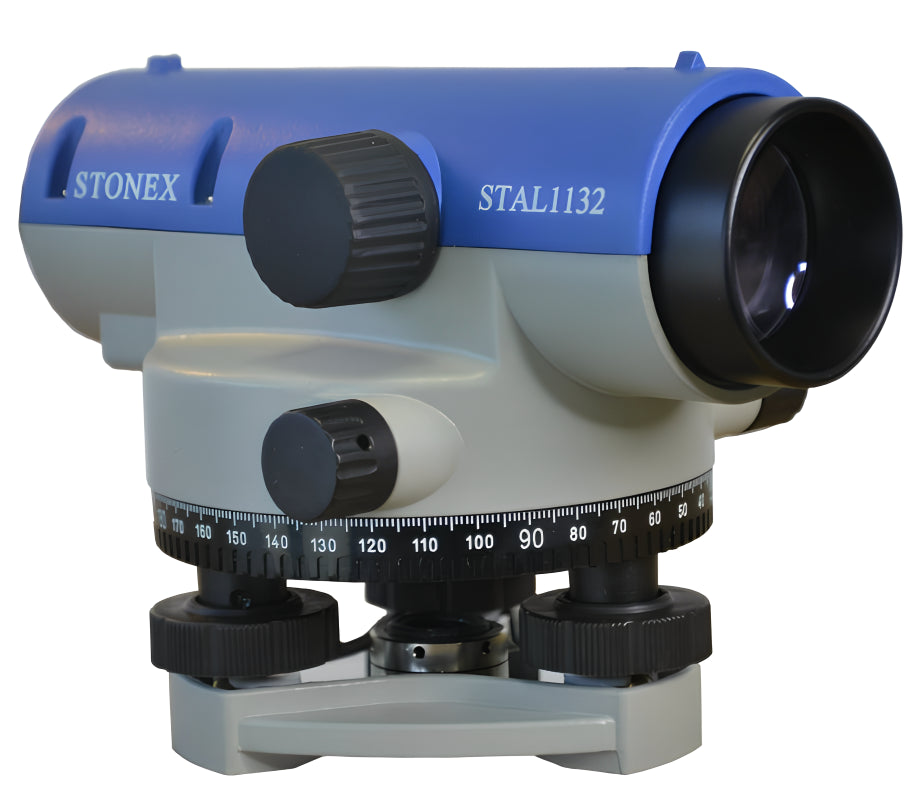 Stonex STAL1132 Auto Level - 70-750033 - Offers 2 to 1mm accuracy models, unlimited range knobs, compact design, magnetic dampening and rugged construction.