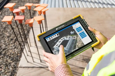 Topcon FT-100 Rugged Field Tablet Application with Rebar