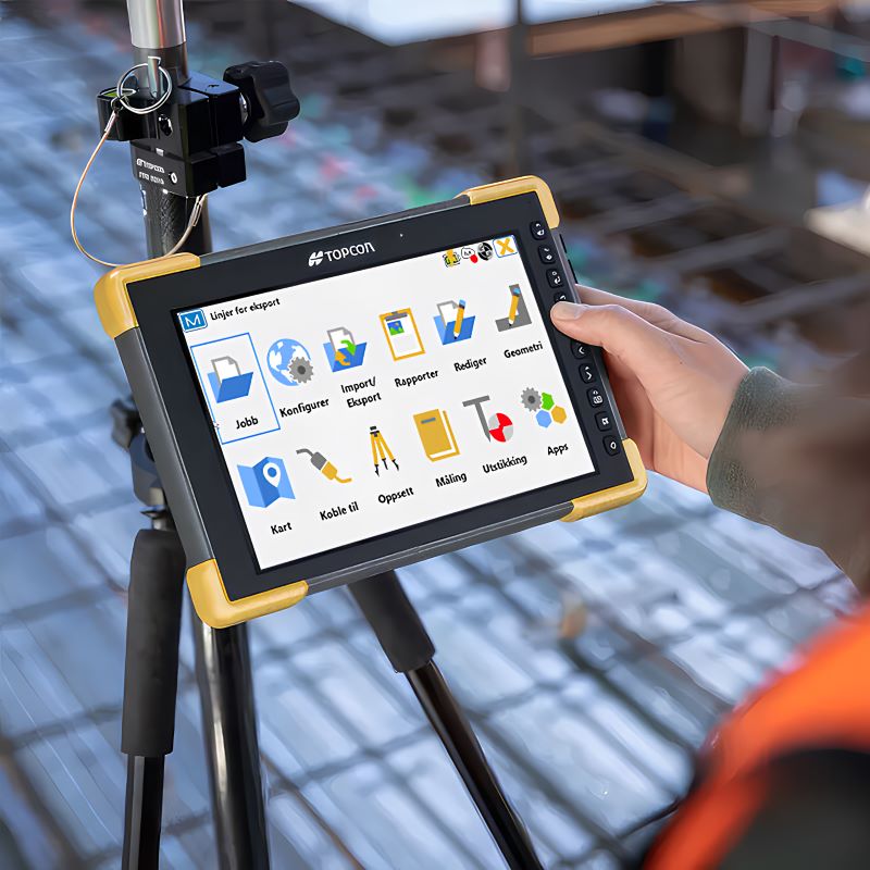 Topcon 1060813-01 FT-100 Rugged Tablet Field Controller Data Collector In the field