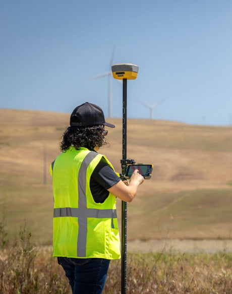 Topcon FC-700 Data Collector In the Field