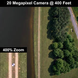 Aerieal 24x24 Targets Ground Control Point at 400ft