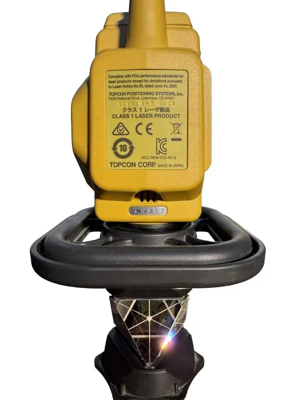Topcon RC-PR5 Unit Serial Number