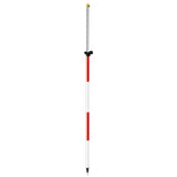 SitePro 07-4708-TMA  8'ft Twist Lock Prism Pole w/ Red/White 10ths/Metric David White SitePro Absolute Accuracy Inc