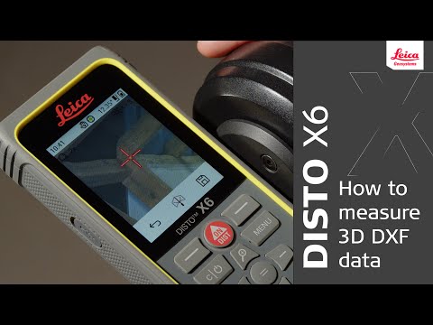 Leica DISTO™ X6 - How to use data capture in DXF? Measure CAD data