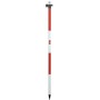 SECO 2.20 m Aluminum TLV Pole – Red and White