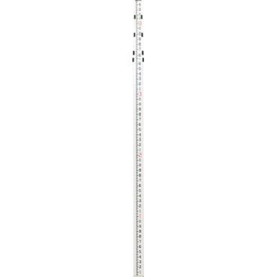 SECO Leveling Rod – 16 ft / 5-pc / inch Grad - White