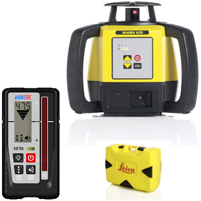 Leica Rugby 620 General Construction Laser Level w/ MTR-90 Receiver