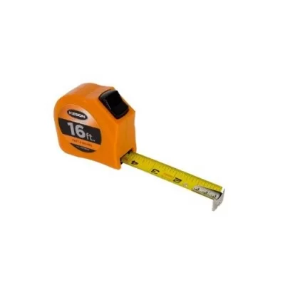  Keson 16-Feet X 1-Inch, Short Tape Measure with Toggle Lock and Nylon Coated Steel Blade