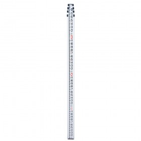 13-Ft Aluminum Leveling Rod, Ft/Inch/8ths