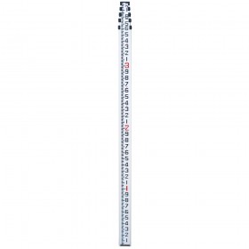 16-Ft Aluminum Leveling Rod, Ft/Inch/10ths